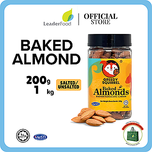 Roasted Almond Nut / Halal Kacang Badam Panggang