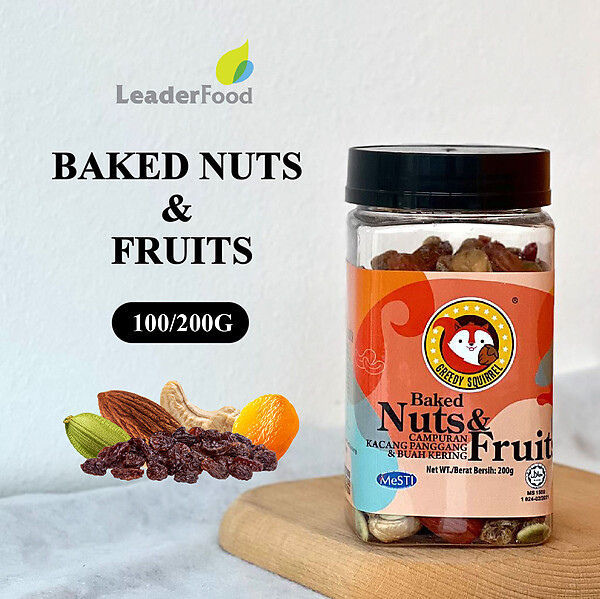 Baked Mix Nuts & Fruits 200G/800G