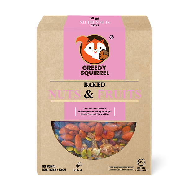 Baked Mix Nuts & Fruits 200G/800G